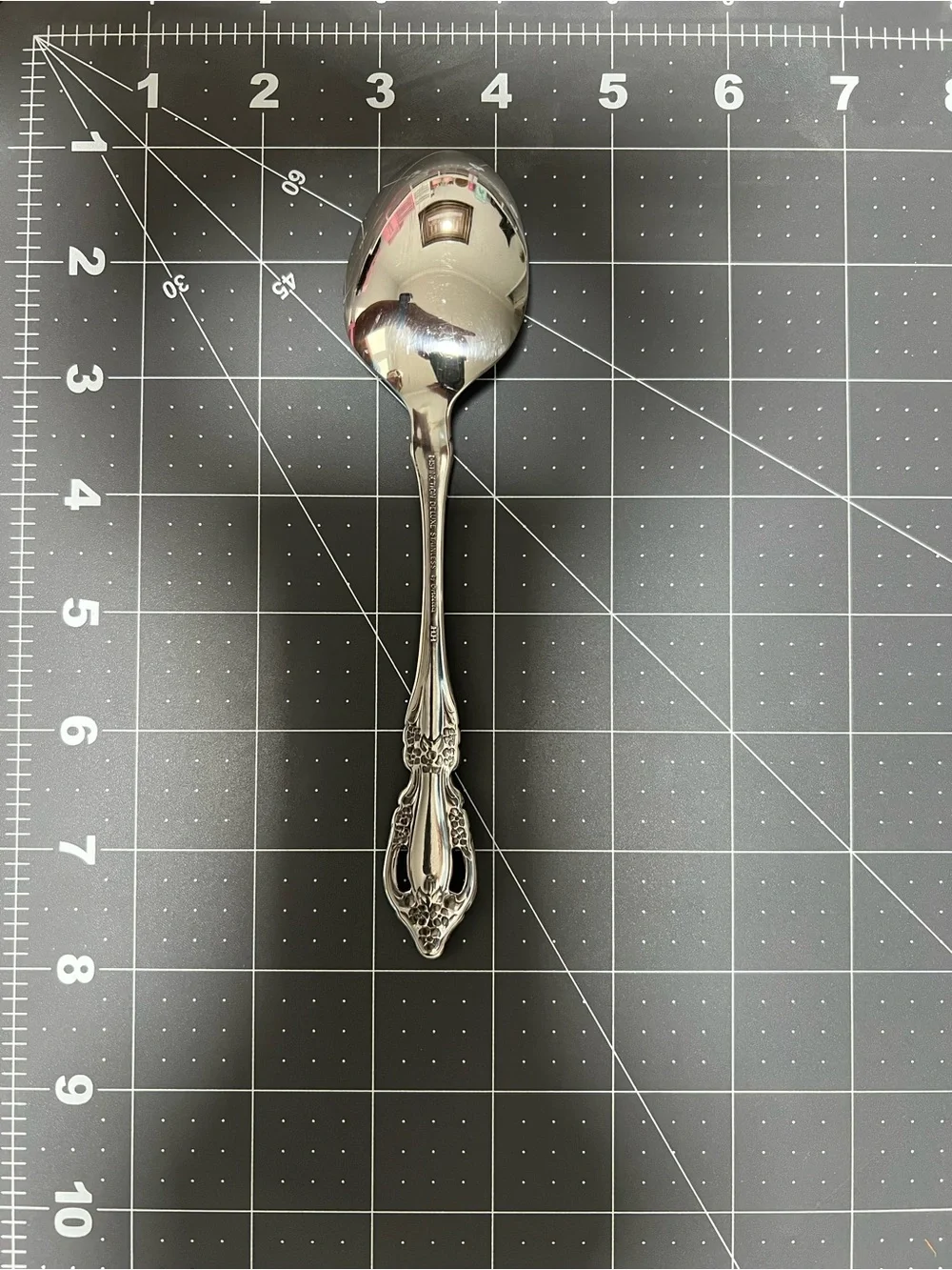 Vintage Oneida Brahms Deluxe Stainless Oval Soup Spoon